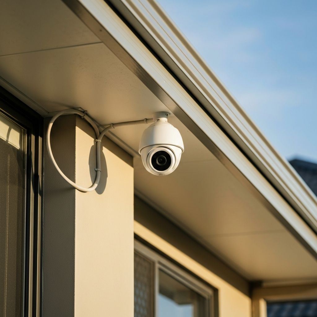 CCTV security camera installation